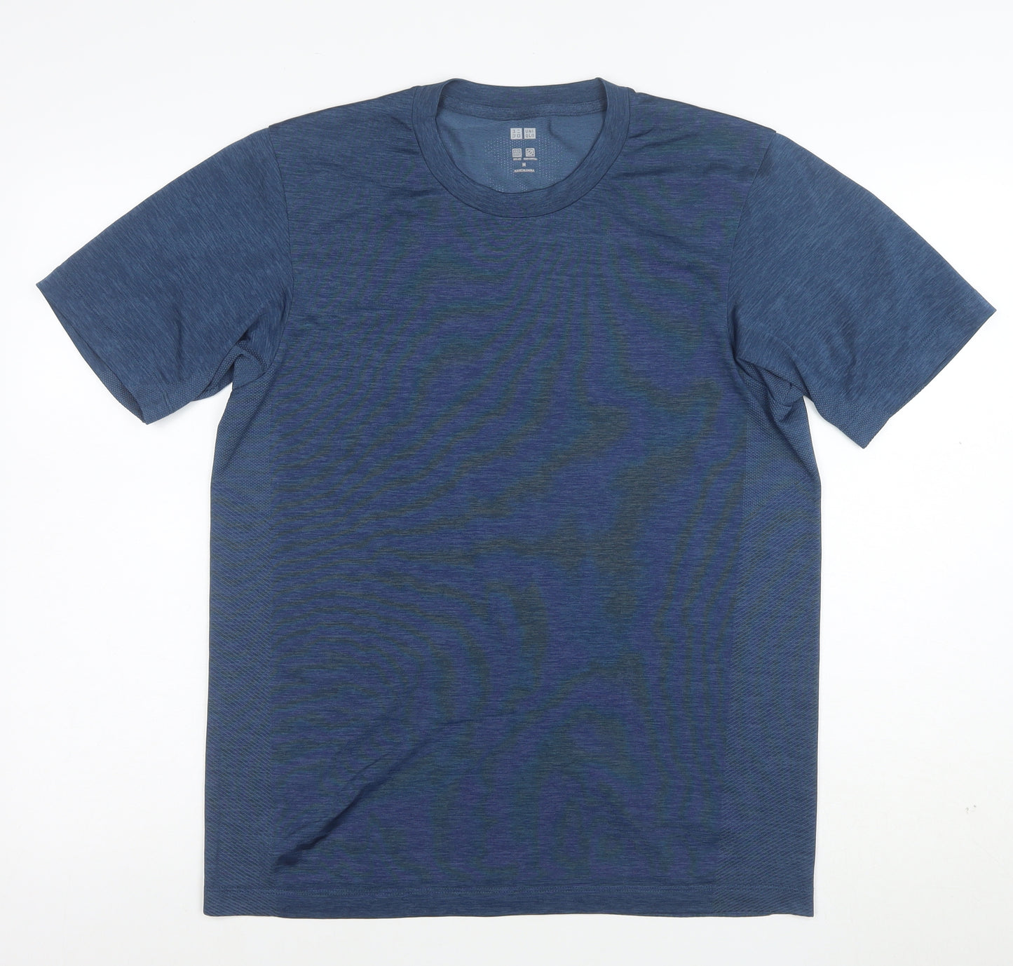Uniqlo Men Blue Dry-EX Short Sleeve Active T-Shirt Size M