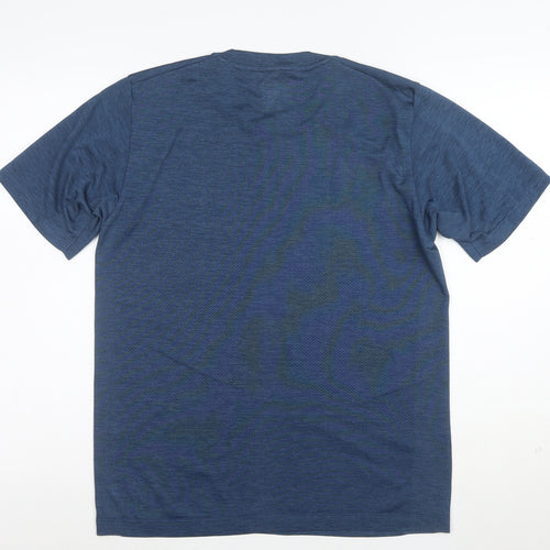 Uniqlo Men Blue Dry-EX Short Sleeve Active T-Shirt Size M