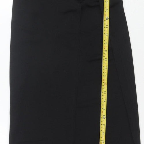 Boohoo Womens Black Size 12 Bodycon Midi V-Neck Sleeveless Dress