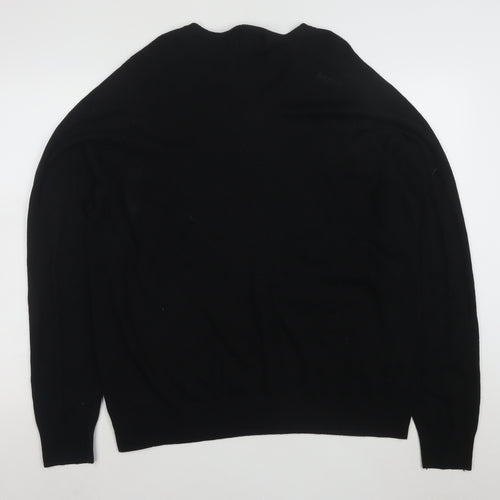 Bench Men's Black 2XL V-Neck Pullover Jumper