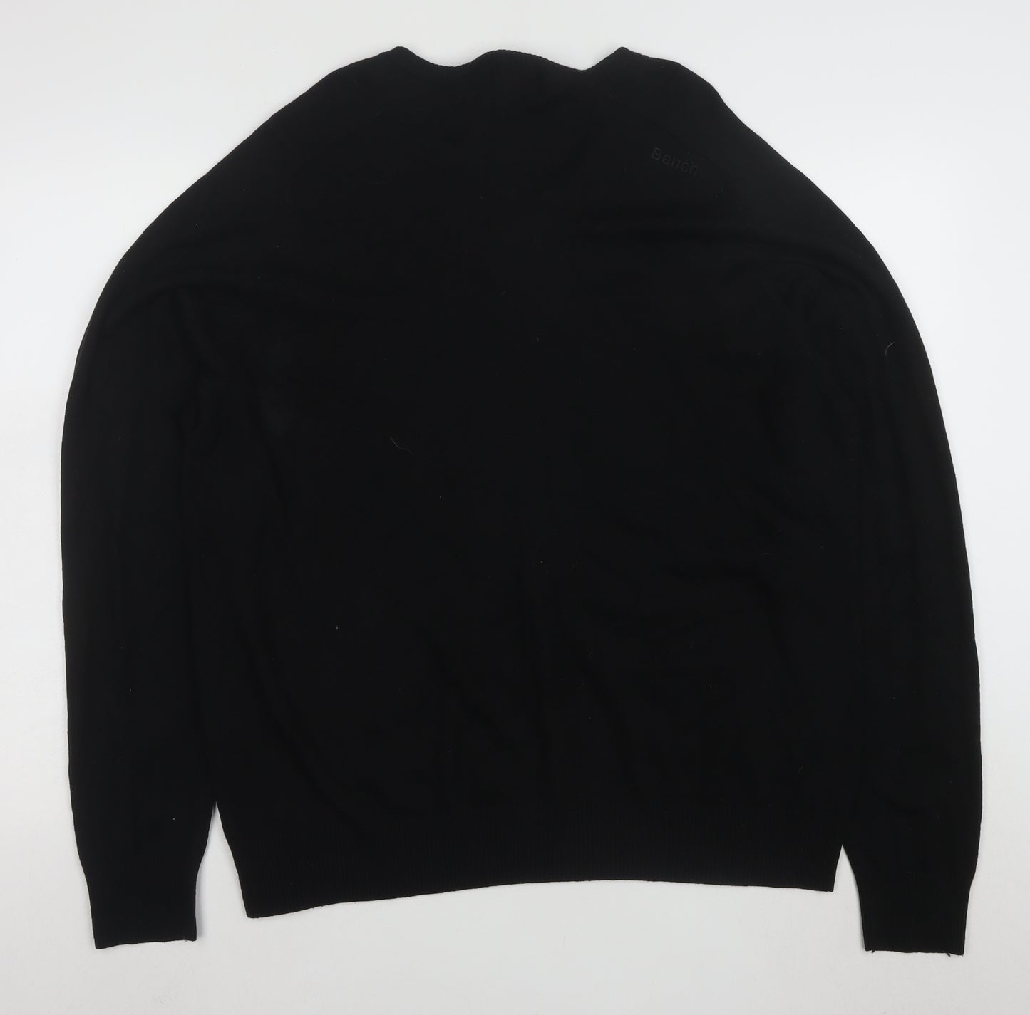 Bench Men's Black 2XL V-Neck Pullover Jumper