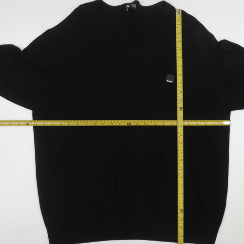 Bench Men's Black 2XL V-Neck Pullover Jumper