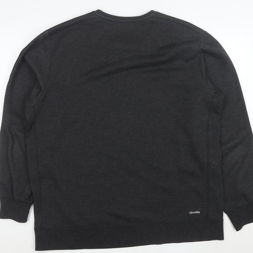 Adidas Men's Black XL Pullover Sweatshirt Climalite Essentials
