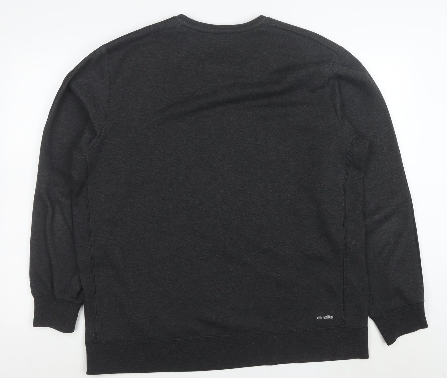 Adidas Men's Black XL Pullover Sweatshirt Climalite Essentials