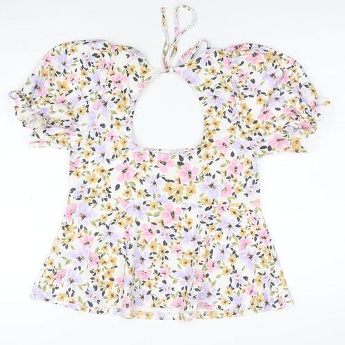 Dorothy Perkins Petite Multicoloured Floral Camisole Blouse UK 12