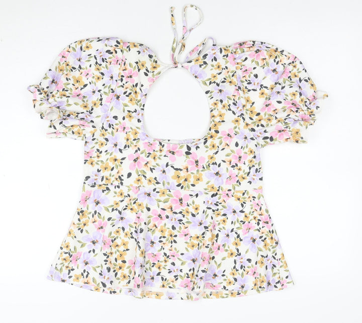 Dorothy Perkins Petite Multicoloured Floral Camisole Blouse UK 12