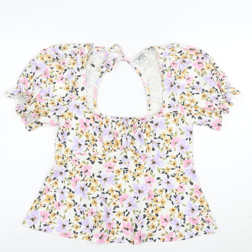 Dorothy Perkins Petite Multicoloured Floral Camisole Blouse UK 12