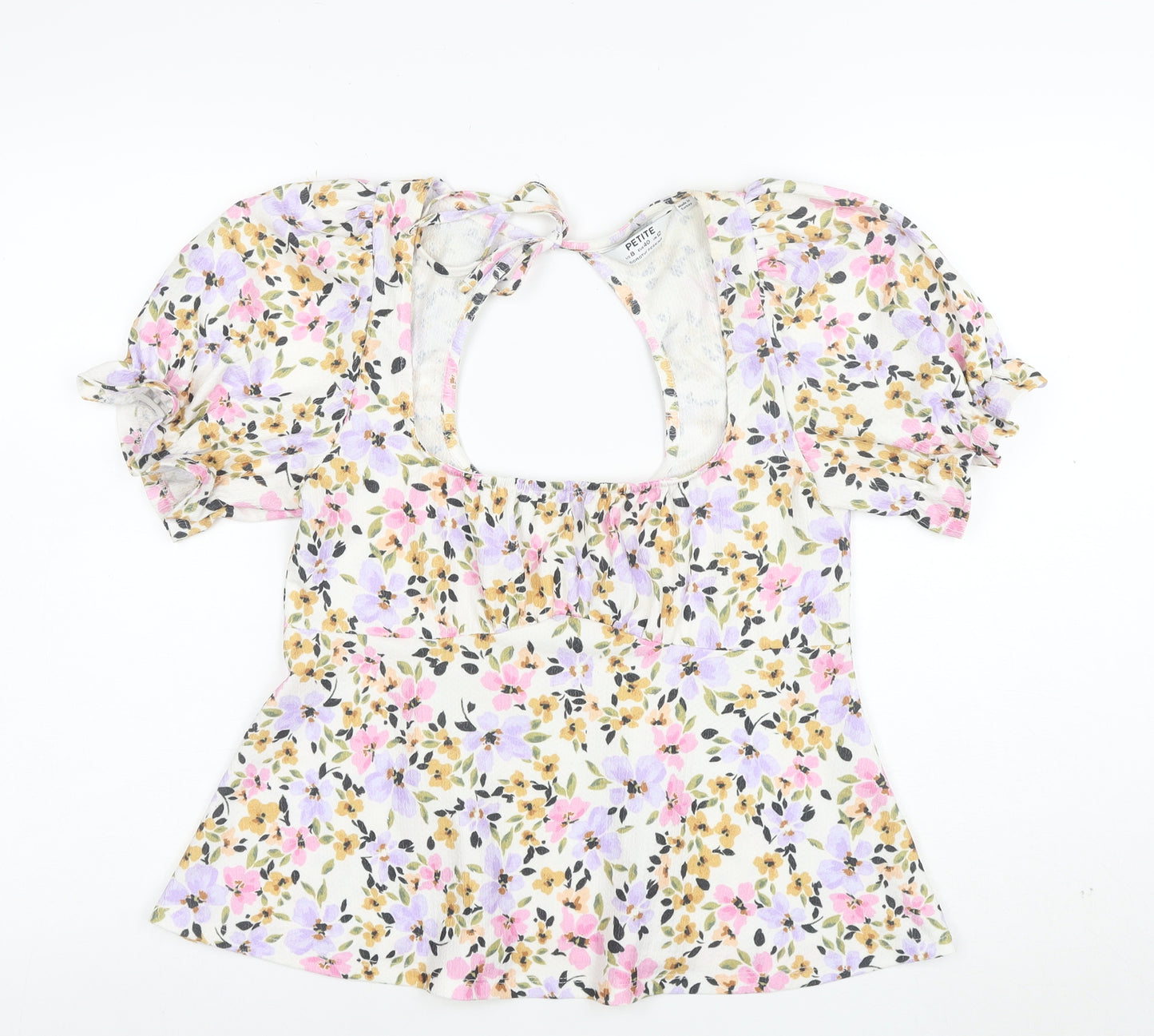 Dorothy Perkins Petite Multicoloured Floral Camisole Blouse UK 12