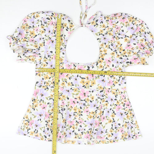 Dorothy Perkins Petite Multicoloured Floral Camisole Blouse UK 12