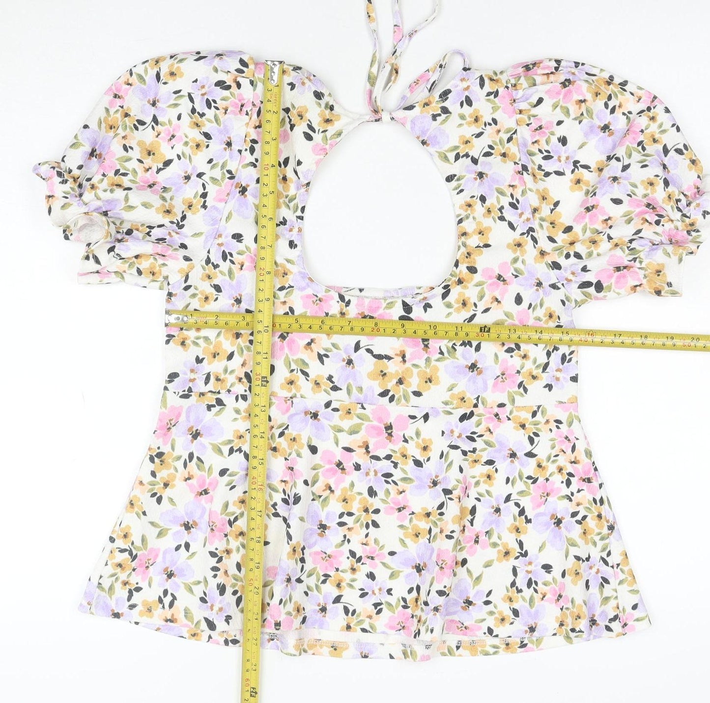 Dorothy Perkins Petite Multicoloured Floral Camisole Blouse UK 12