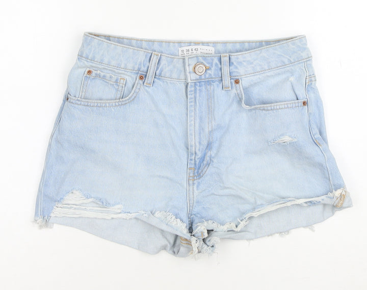 Primark Women’s Blue Denim Cut-Off Shorts Size 10