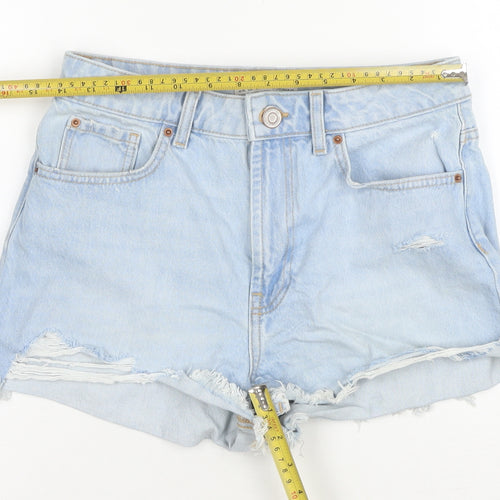 Primark Women’s Blue Denim Cut-Off Shorts Size 10