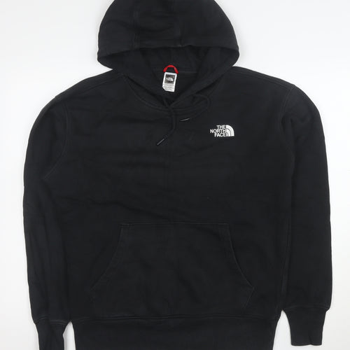 The North Face Mens Black Pullover Hoodie Size L Fleece Lined