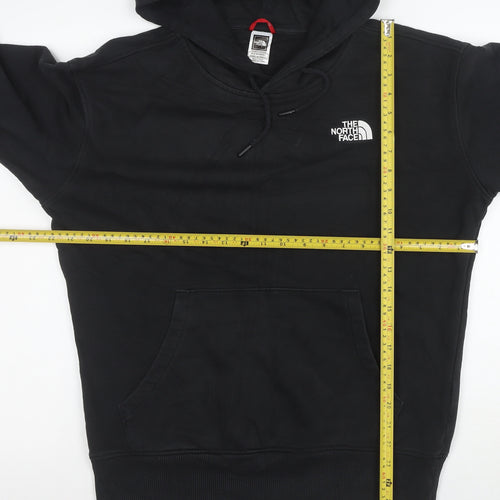 The North Face Mens Black Pullover Hoodie Size L Fleece Lined