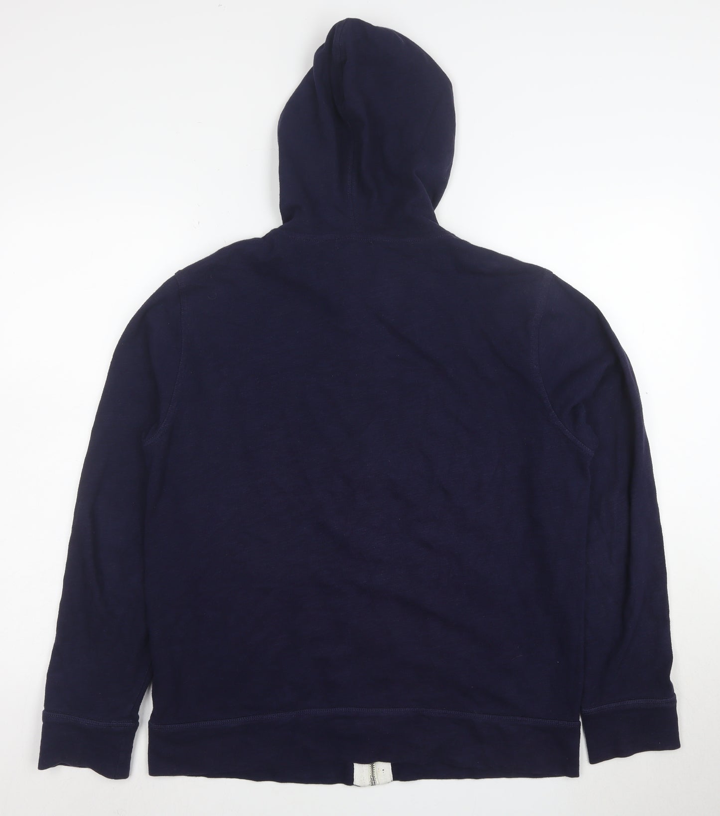 Gap Men's Blue Full Zip Hoodie Size M Cotton Casual Sweatshirt