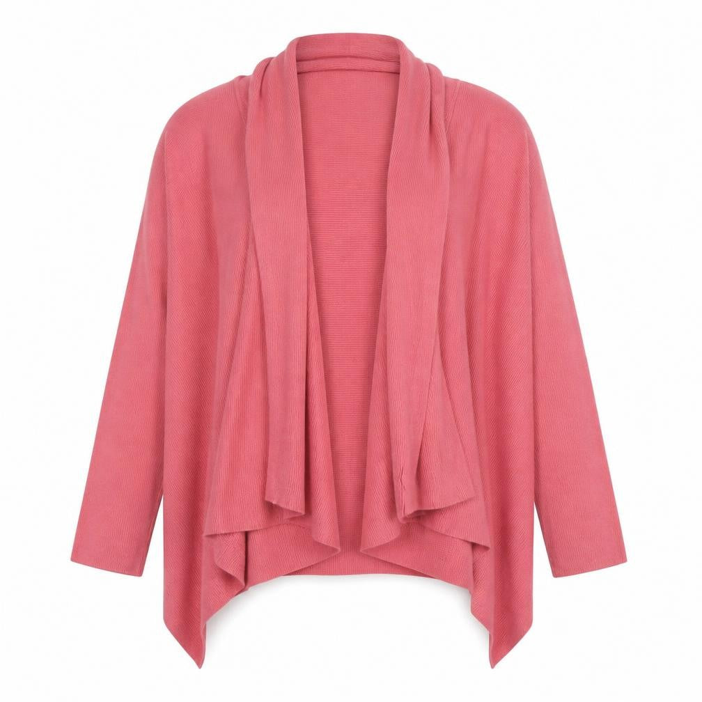 BHS Women’s Pink Long Sleeve Wrap Knit Cardigan Size 16