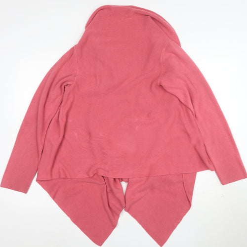 BHS Women’s Pink Long Sleeve Wrap Knit Cardigan Size 16