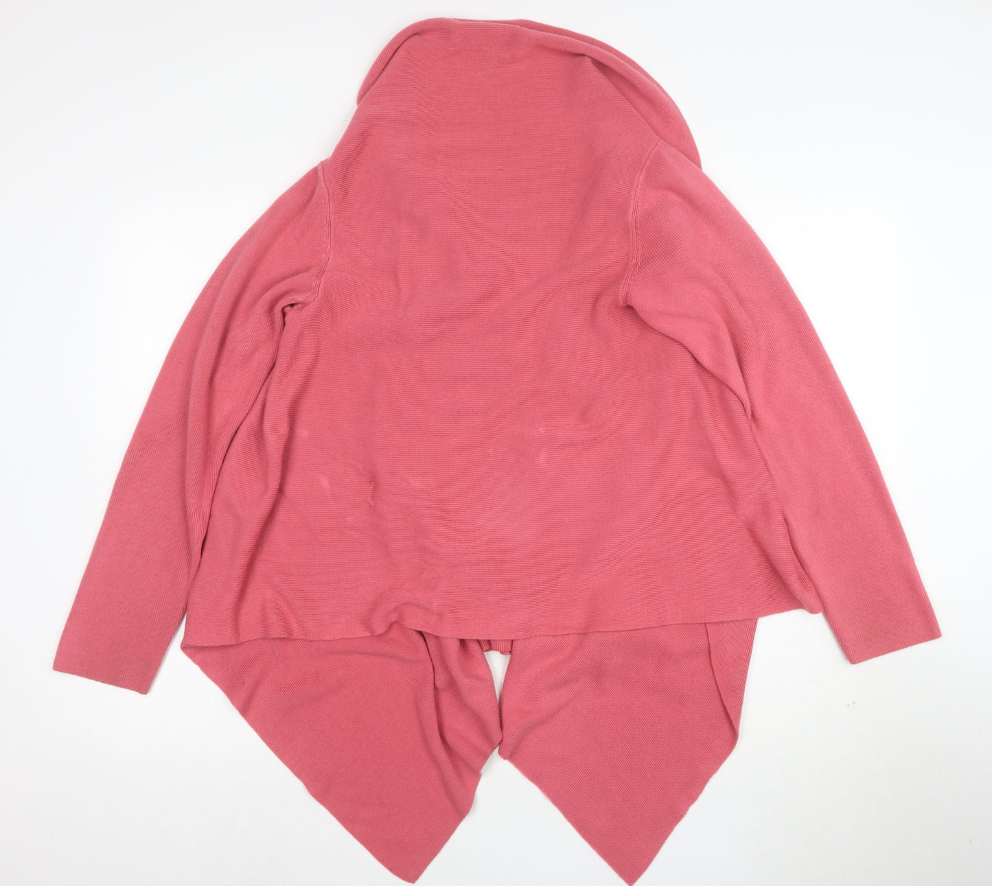 BHS Women’s Pink Long Sleeve Wrap Knit Cardigan Size 16