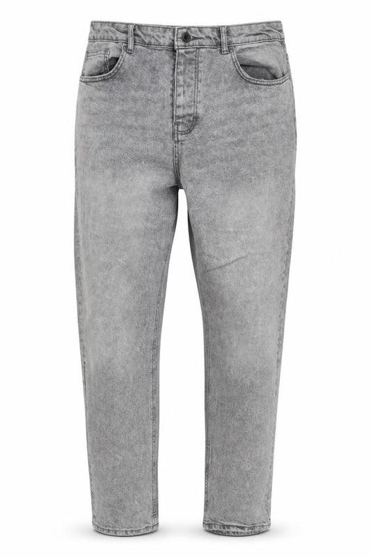 Denim Co Men's Grey Relaxed Tapered Jeans W38 L32
