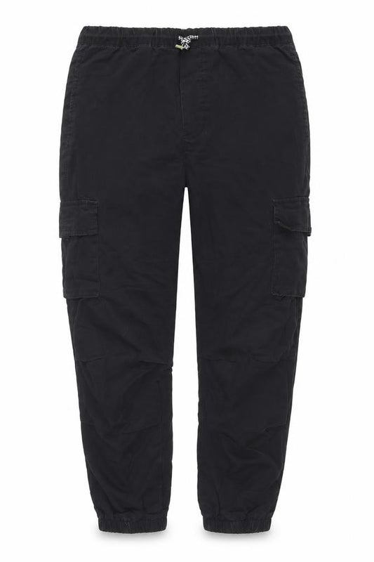 Monsoon Boys Black Cargo Trousers 11 Years Elastic Waist Cotton Blend