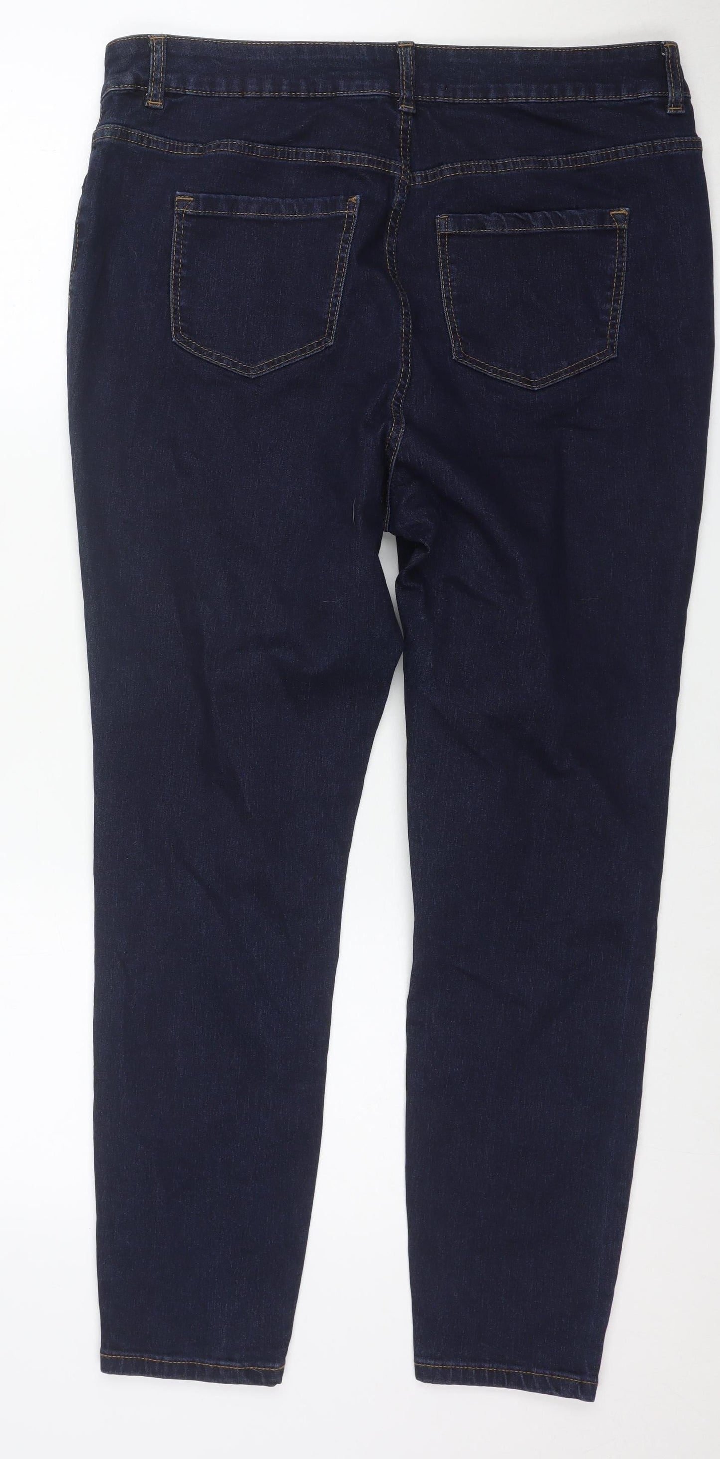 George Women’s Blue Size 16 Short Denim Jeans Slim Fit Stretch Cotton