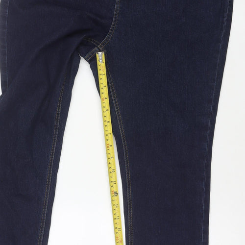 George Women’s Blue Size 16 Short Denim Jeans Slim Fit Stretch Cotton