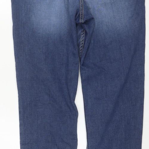 H&M Boys Blue Denim Jogger Jeans Elastic Waist Size 16 Years