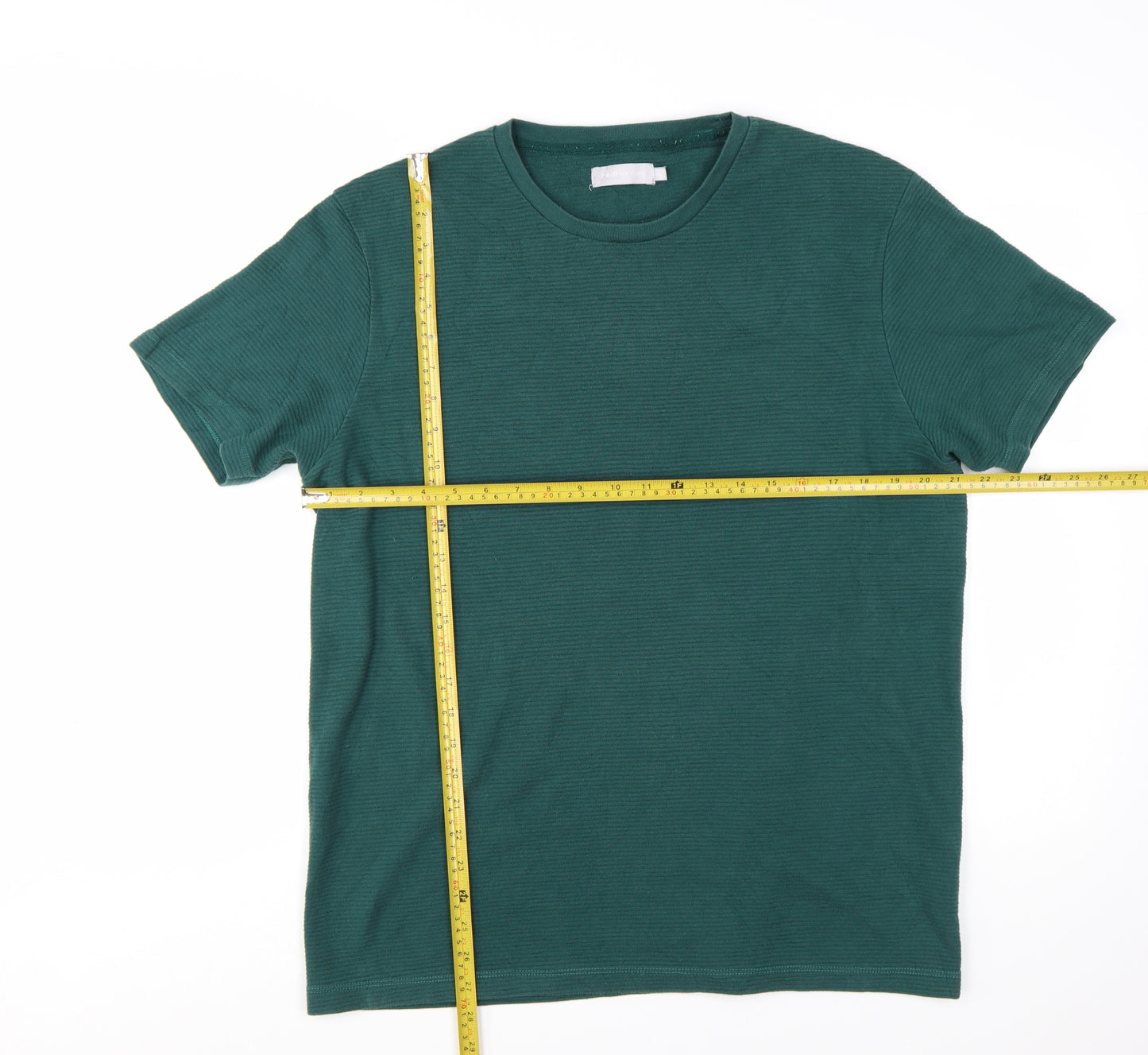 Red Herring Men's Green XL Crew Neck Cotton Blend T-Shirt