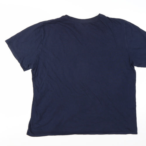 Nike Men's Blue XL Athletic Fit Graphic Sports T-Shirt