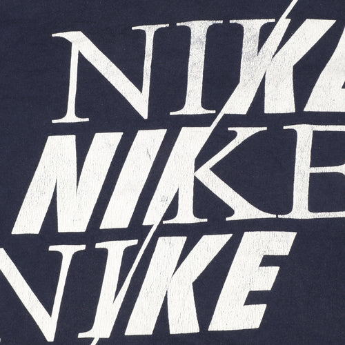 Nike Men's Blue XL Athletic Fit Graphic Sports T-Shirt