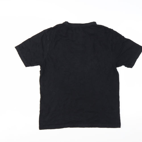 Element Boys Black XL (16 Years) Regular Fit Logo Graphic T-Shirt