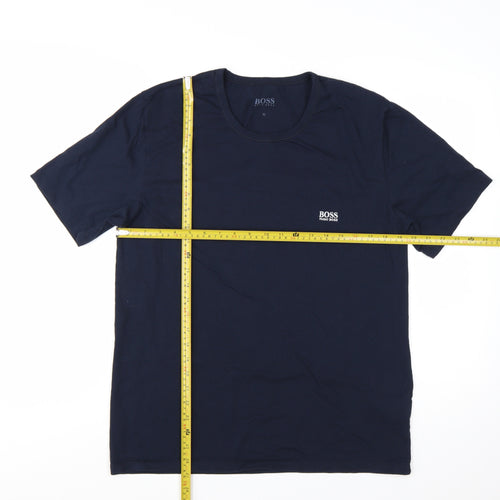 Hugo Boss Men's Navy Blue XL Crew Neck Short Sleeve T-Shirt