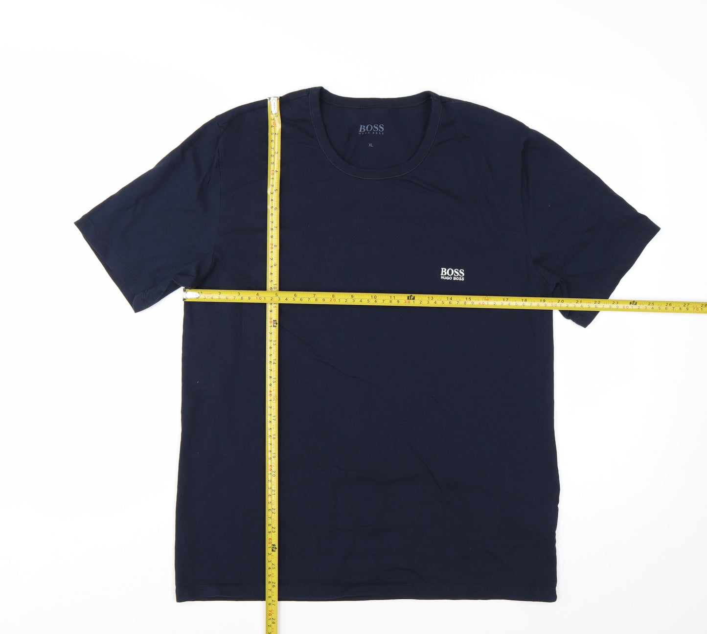 Hugo Boss Men's Navy Blue XL Crew Neck Short Sleeve T-Shirt