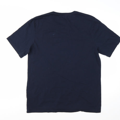 Hugo Boss Men's Navy Blue XL Crew Neck Short Sleeve T-Shirt