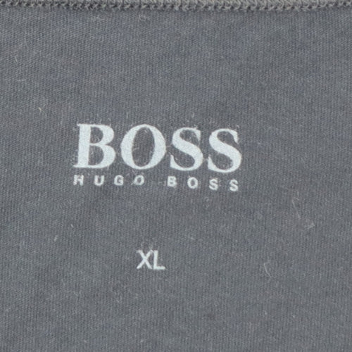 Hugo Boss Men's Navy Blue XL Crew Neck Short Sleeve T-Shirt