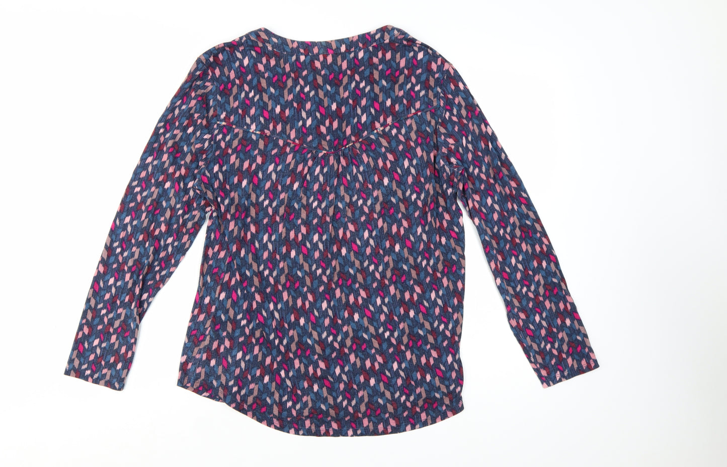 Monsoon Womens Multicoloured Geometric Long Sleeve Blouse UK 16