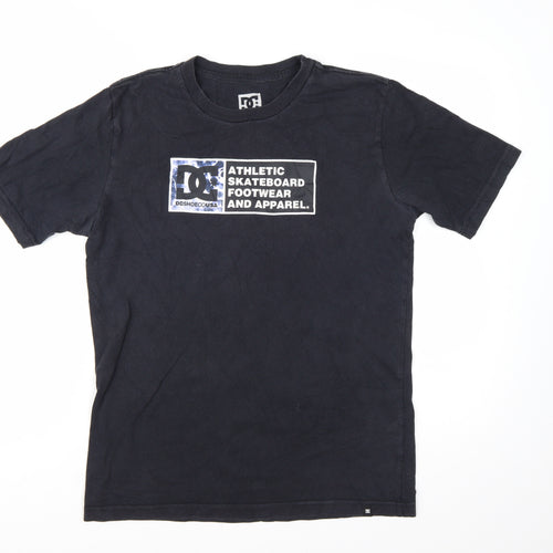 DC Shoes Boys Black XL 16 Graphic Skateboard Cotton T-Shirt