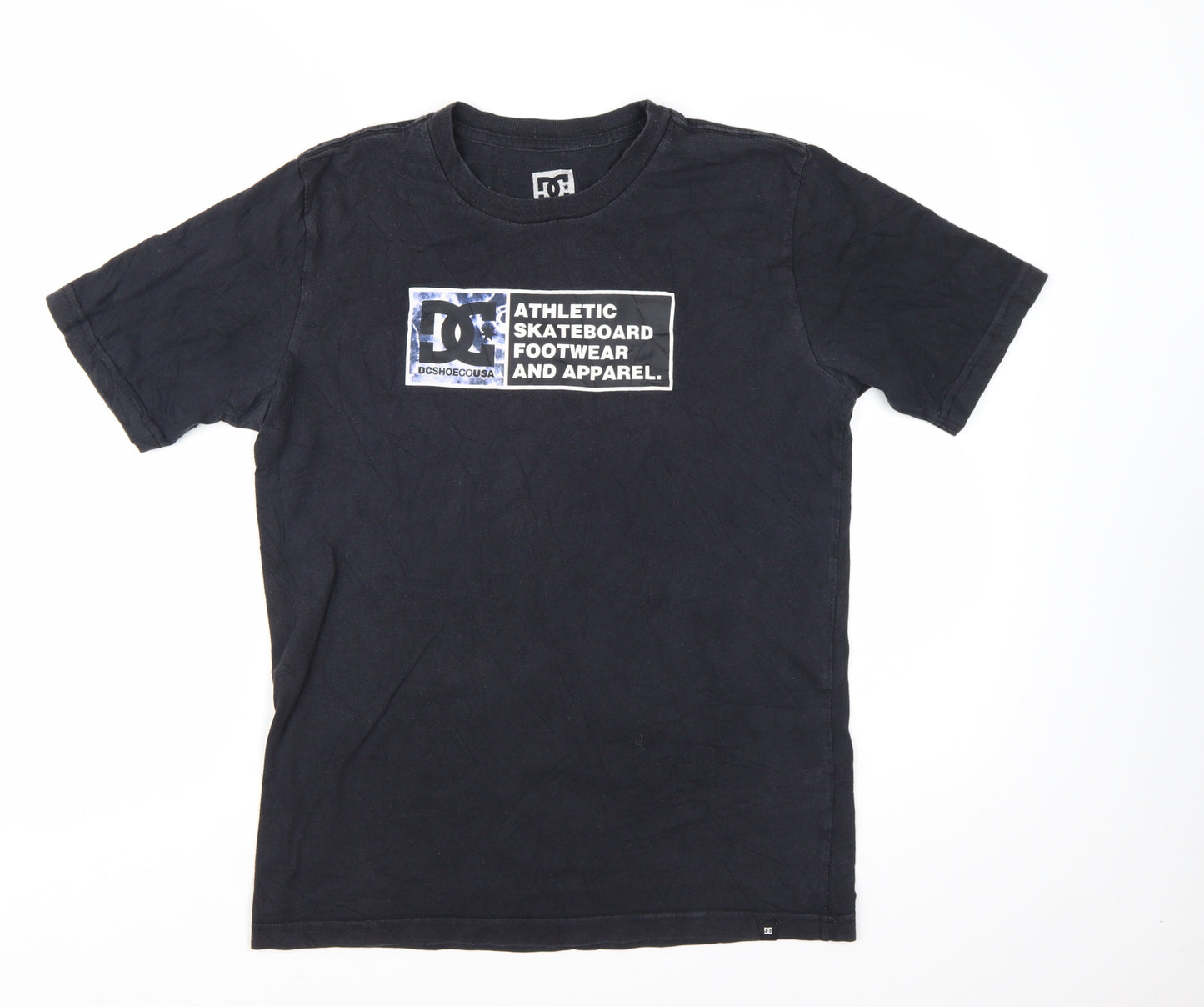 DC Shoes Boys Black XL 16 Graphic Skateboard Cotton T-Shirt