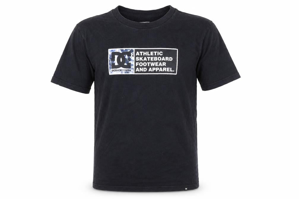 DC Shoes Boys Black XL 16 Graphic Skateboard Cotton T-Shirt