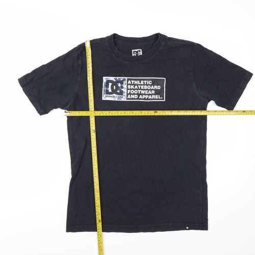 DC Shoes Boys Black XL 16 Graphic Skateboard Cotton T-Shirt