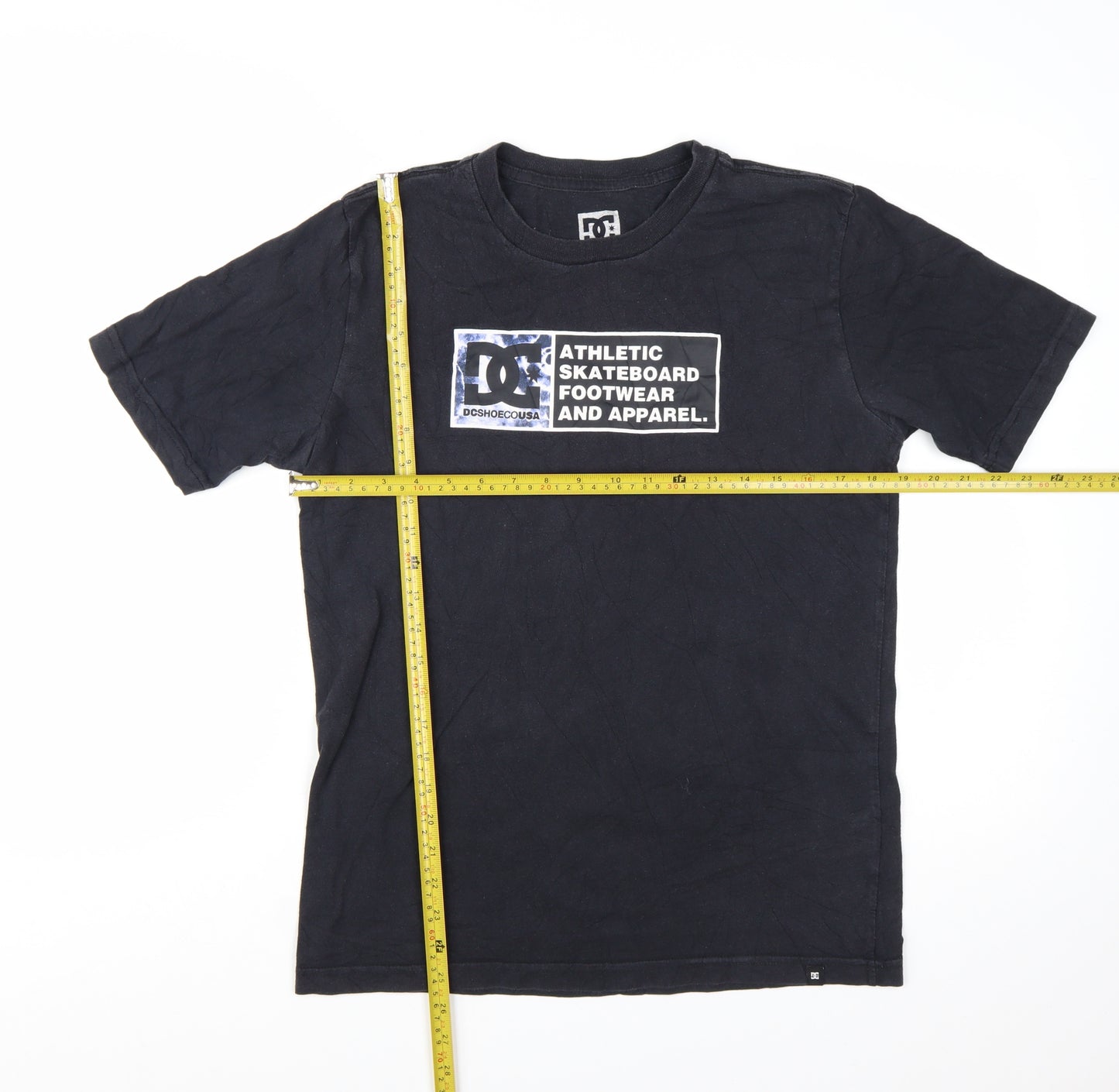 DC Shoes Boys Black XL 16 Graphic Skateboard Cotton T-Shirt