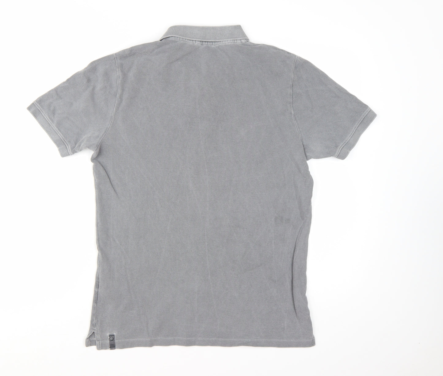 Calvin Klein Jeans Men's Grey Slim Fit Polo Shirt Size M