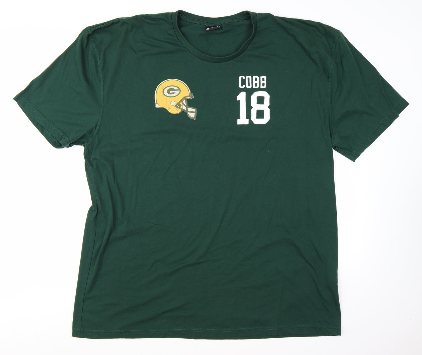 Pro RTX Men's Green Sports Graphic 4XL Crew Neck Cotton T-Shirt