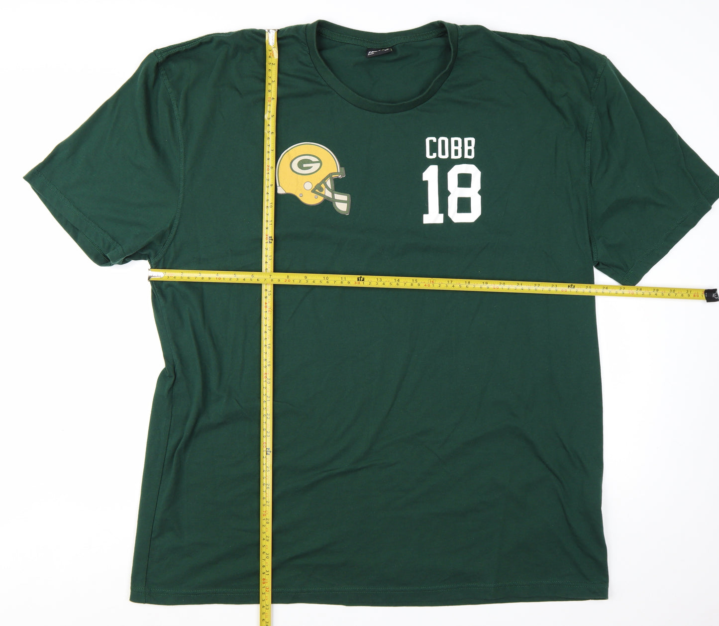 Pro RTX Men's Green Sports Graphic 4XL Crew Neck Cotton T-Shirt