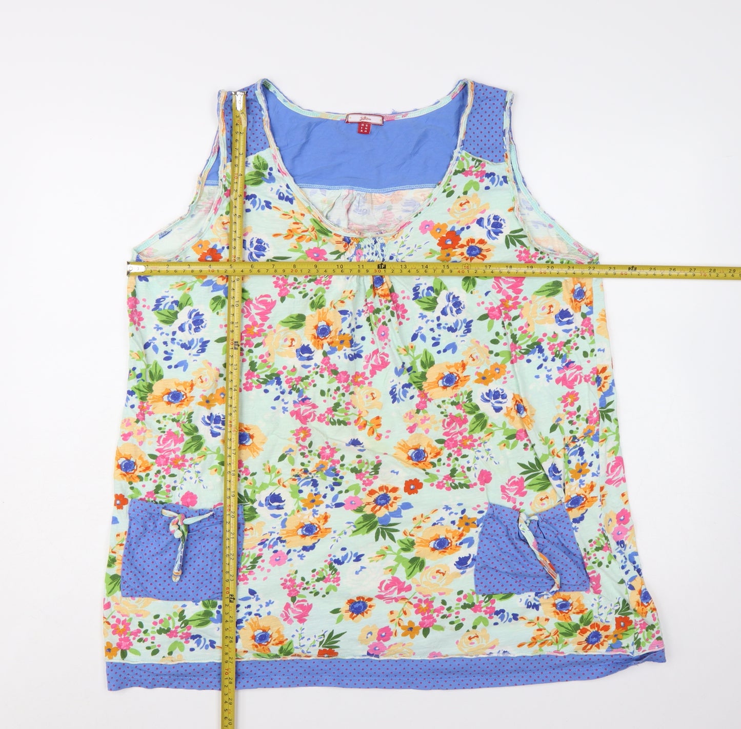Joe Browns Women's Multicoloured Floral Tunic Tank Top Size 18