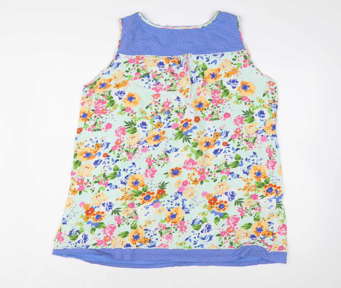 Joe Browns Women's Multicoloured Floral Tunic Tank Top Size 18