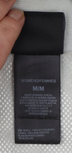 The North Face Women Grey Hooded Rain Coat Jacket M
