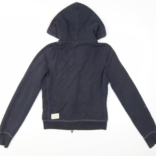 Abercrombie & Fitch Womens Navy Blue Full Zip Hoodie M