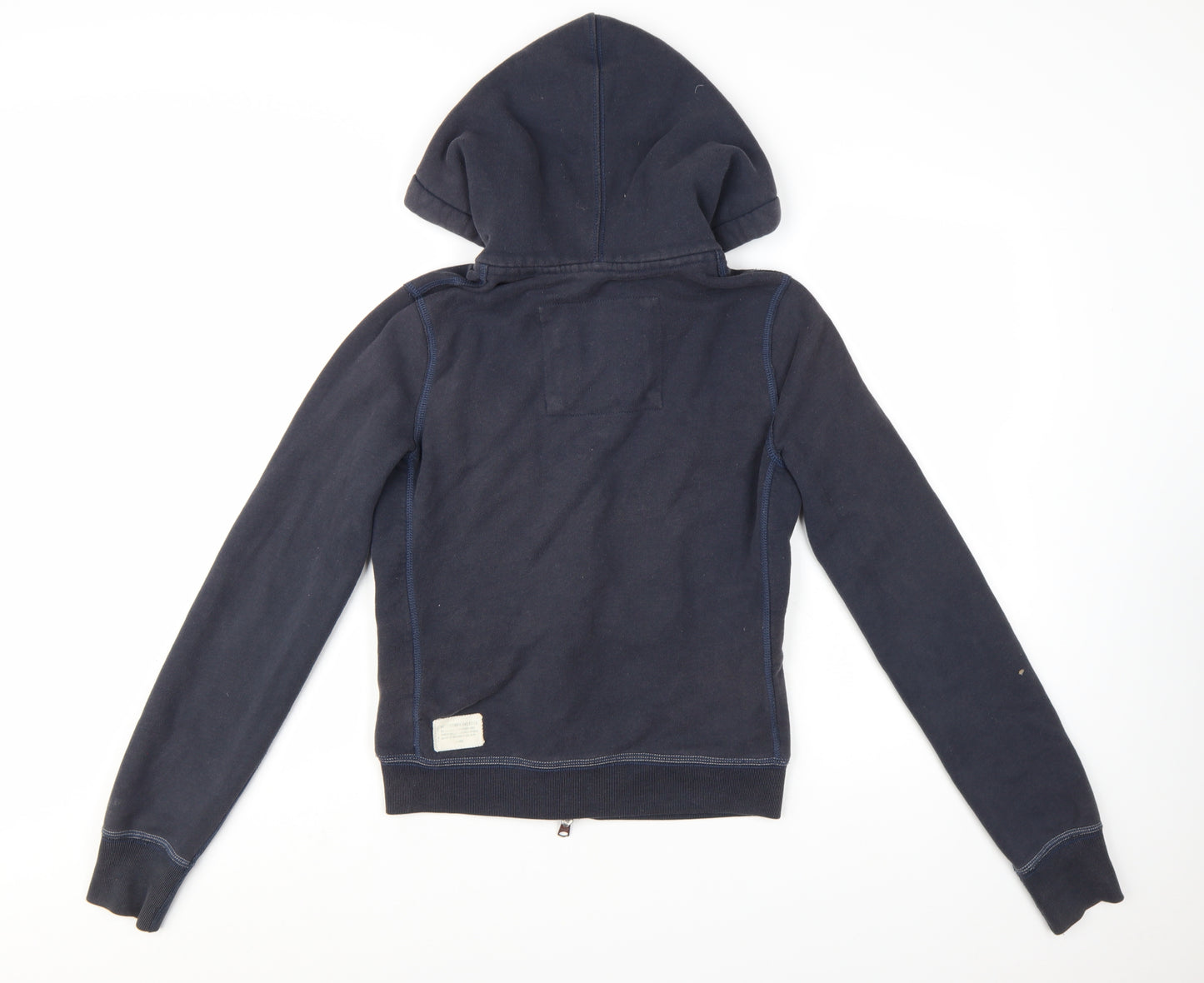 Abercrombie & Fitch Womens Navy Blue Full Zip Hoodie M