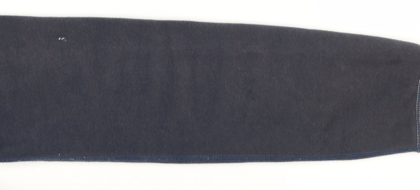 Abercrombie & Fitch Womens Navy Blue Full Zip Hoodie M